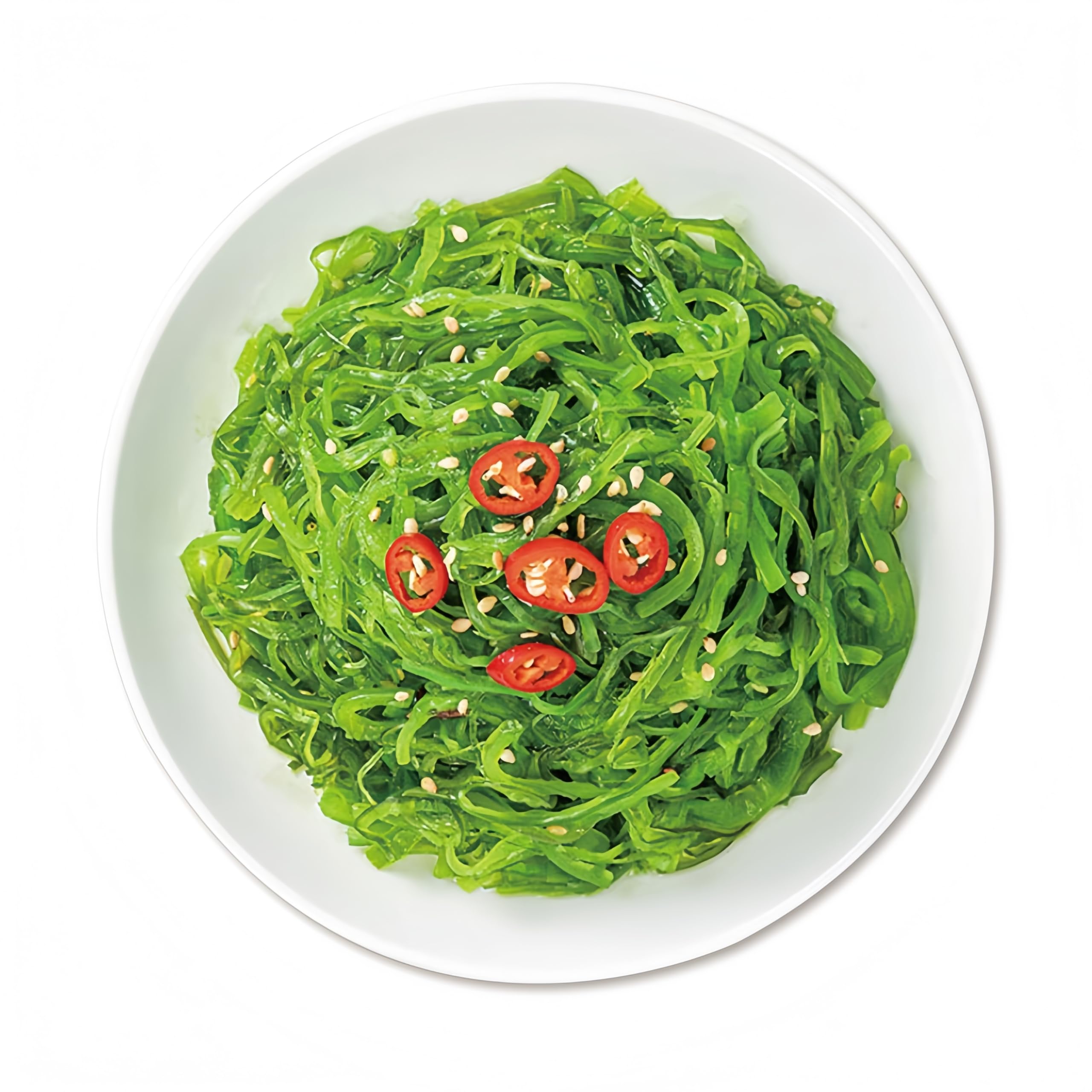 Instant algues hachées (350 g x 1 paquet), idéal pour la soupe miso, les salades, les sushis et le ramen, remplacement de repas immédiat, kimchi, délicieux cadeau de snack parfait