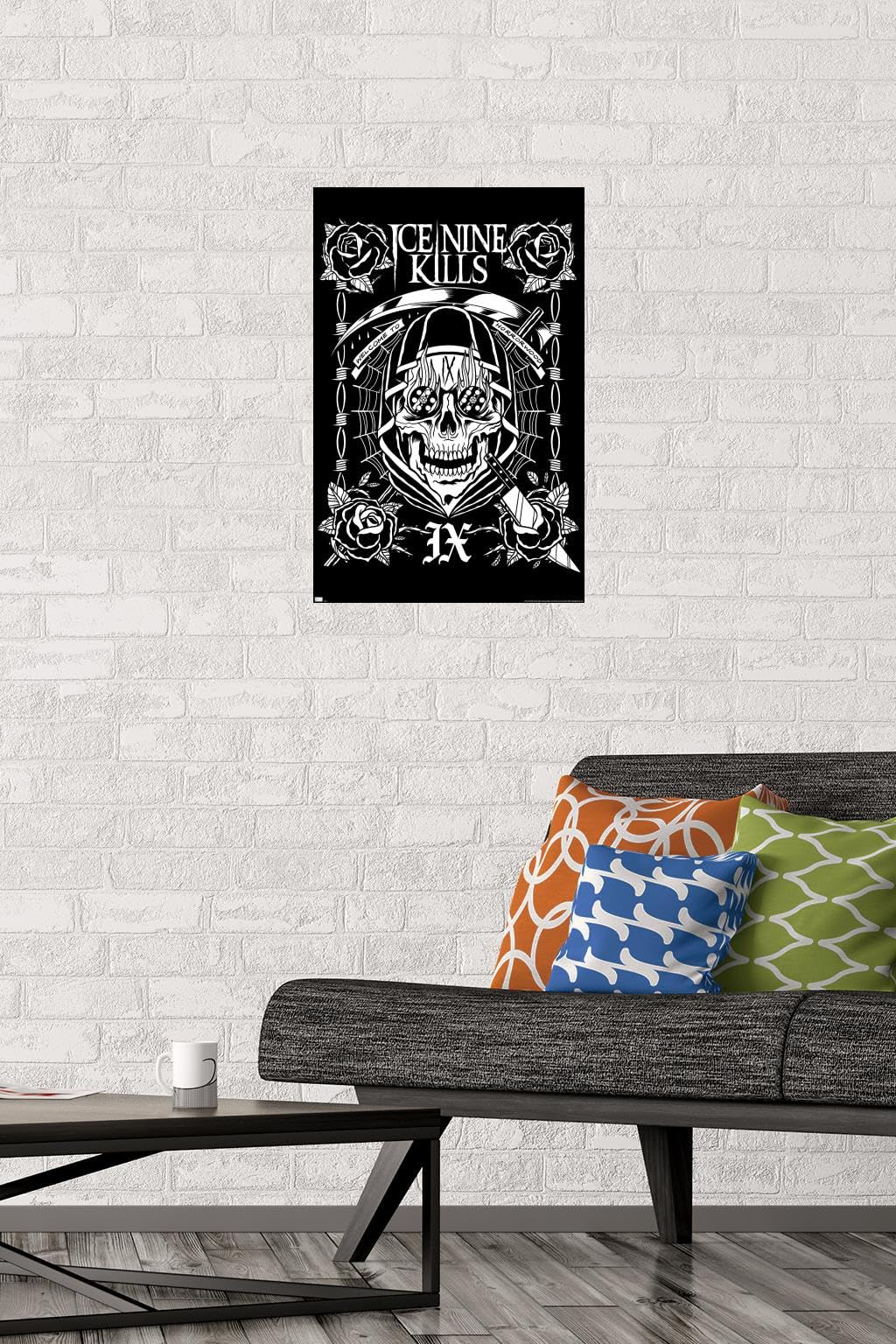 Amazon.com: Ice Nine Kills - Skull Wall Poster, 22.4L