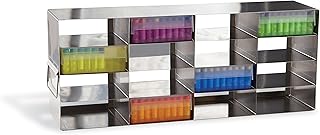 Heathrow Scientific HS2862H True North 4x4 Upright Freezer Rack, Stainless Steel, 2