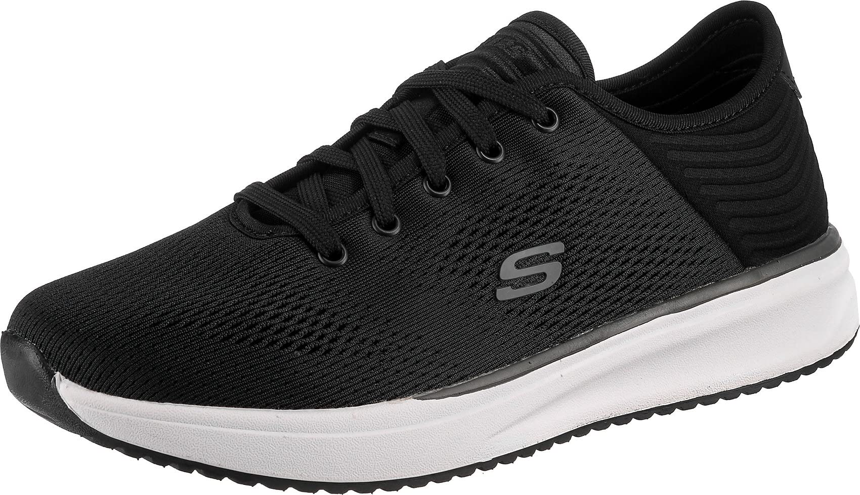 Skechers mens CROWDER - FREEWELL BLACK Casual Shoe - 9 UK (210334) (B0977JL7ZV) Amazon Price History, Amazon Price Tracker