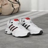 adidas Men's Strutter Shoes, Cloud White/Core Black/Active Red, 9 UK - 3