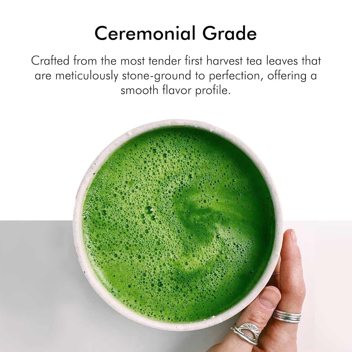 Heapwell Japanese Matcha – Premium & Ceremonial & AAA Grade Matcha Tea | Authentic Japanese Origin (1.05oz (30g), Finest AAA Ceremonial Grade) - Image 2