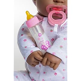 JC Toys - La Baby | African American 20-inch Large Soft Body Baby Doll | Washable | Removable Pink Outfit w/ Hat and Pacifier | For Children 2 Years +