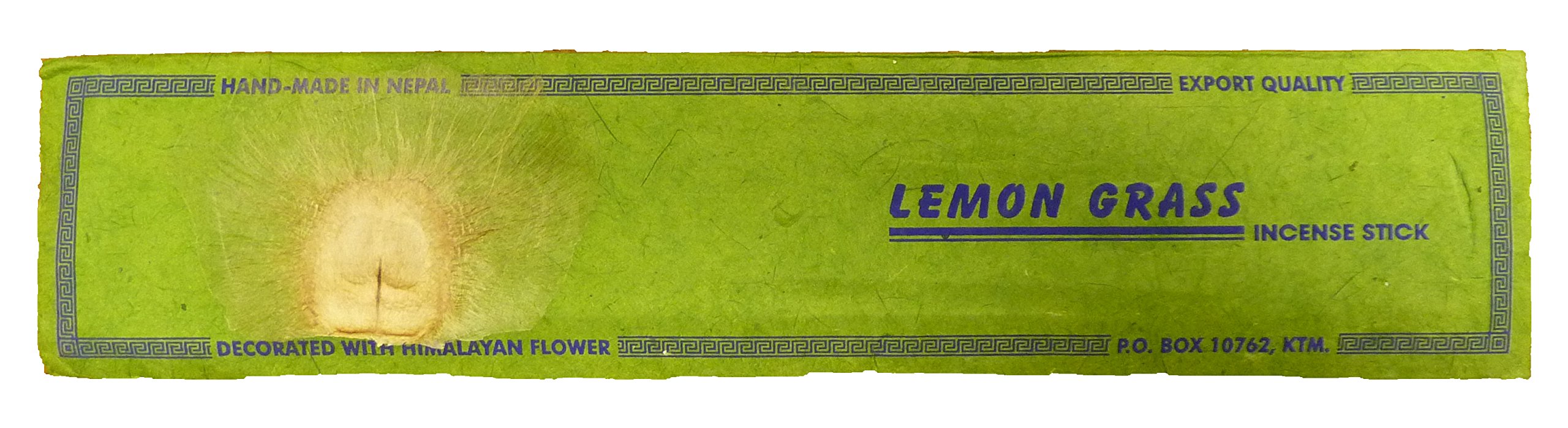 Pilgrims Fair Trade Hand Made Lemongrass Nepalese Incense Sticks Embellished With Himalaya Flower
