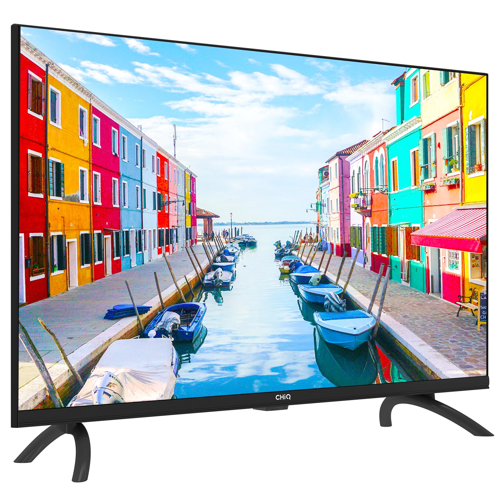 CHiQ L32G7L, Smart TV 32" (80cm), TV con Android 11, Frameless TV, Netflix, Prime Video, Youtube, HDR10, 2.4/5G Wi-Fi, Bluetooth5.0, Chromecast, Google Assistant, DVB-T/T2/S2