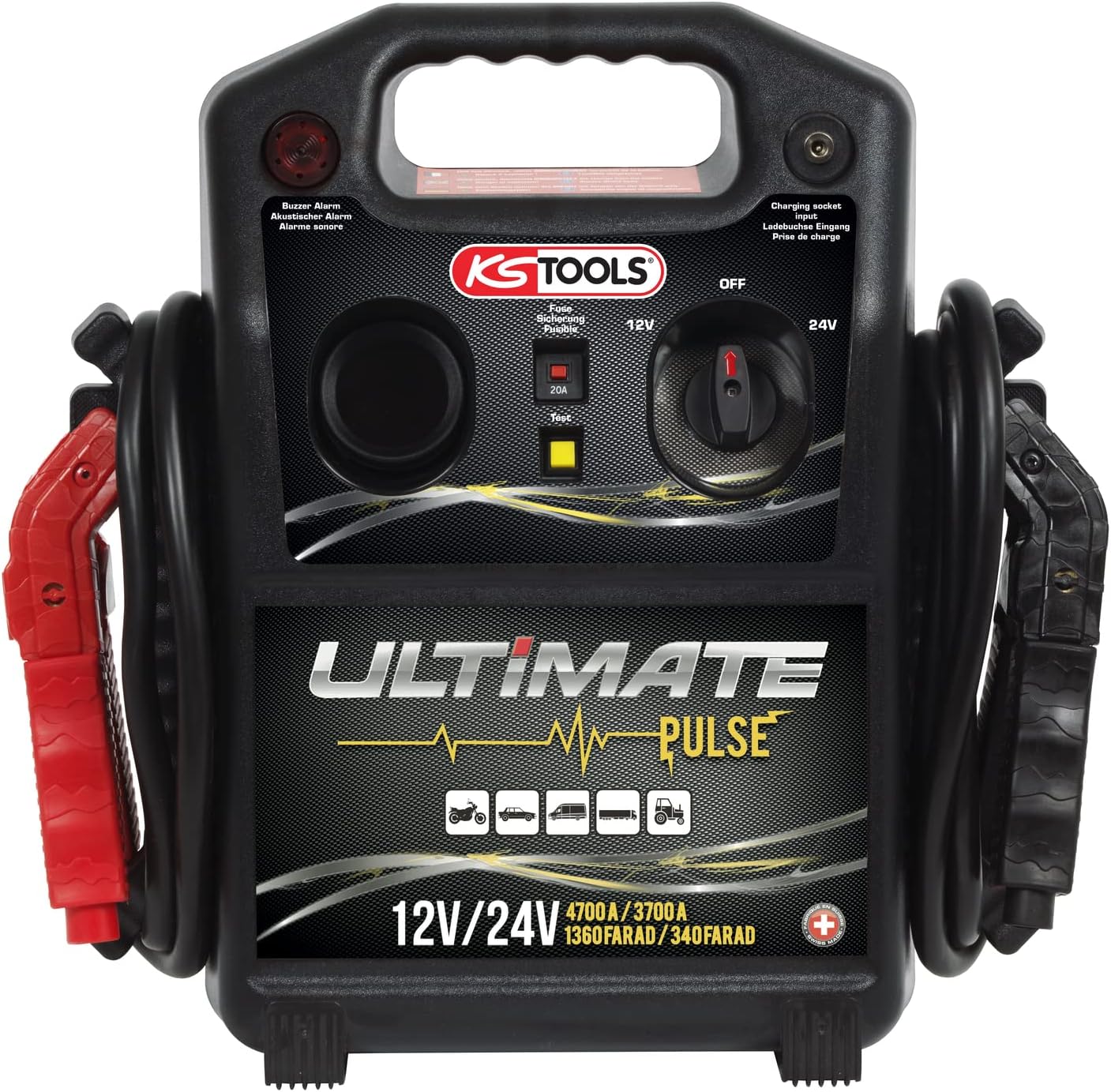 Amazon.co.jp KS Tools 12V / 24V Capacitor Booster Mobile Emergency