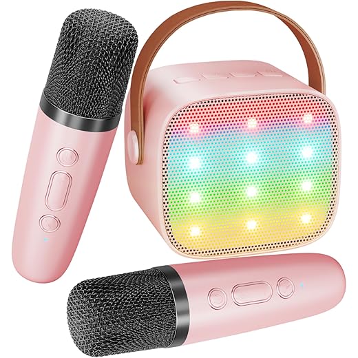 Mini Karaoke Machine Portable Bluetooth Speaker