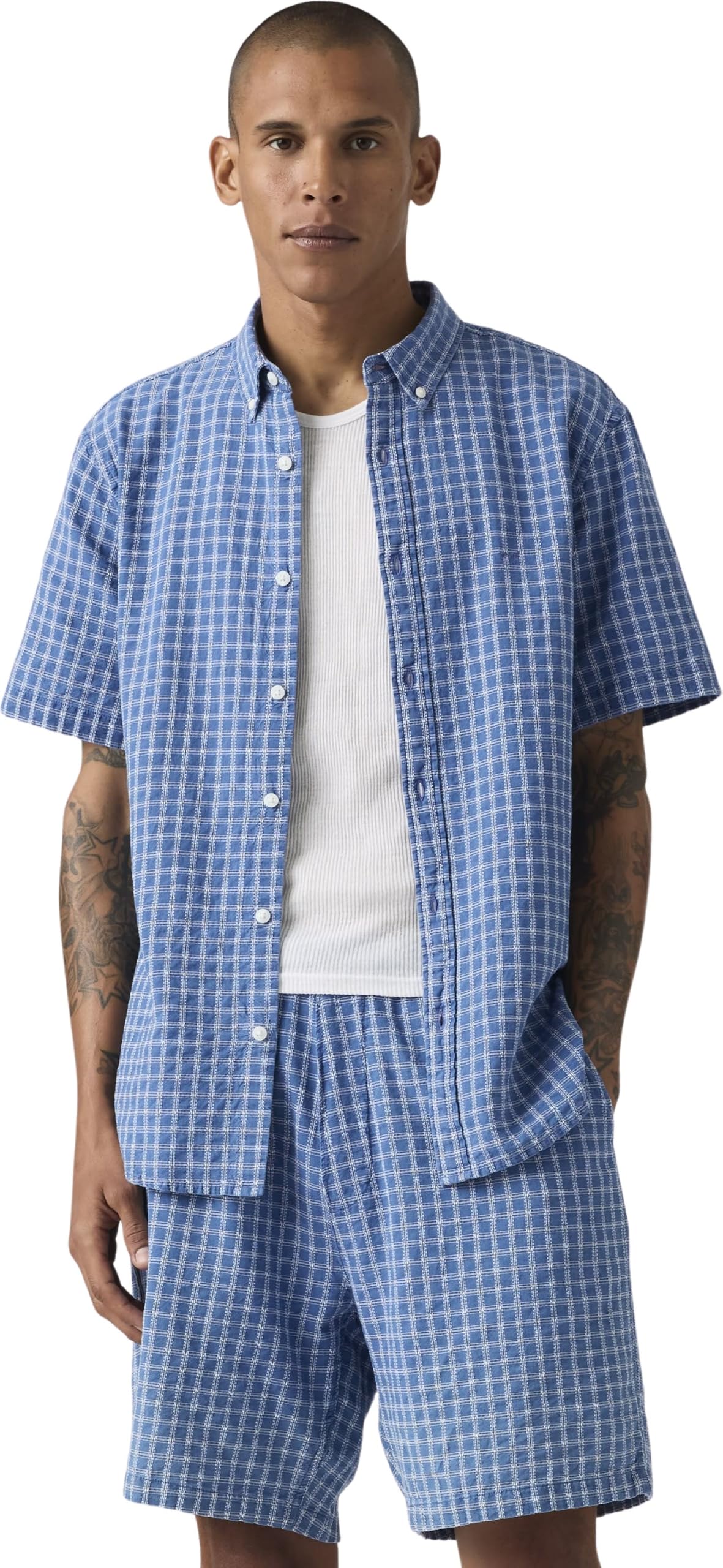 Levi's Men's Dobby Shirt Indigo S