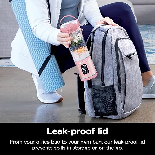 Miniatura 42 de Ninja BC151EM Blast - Licuadora portátil, inalámbrica, recipiente de 18 onzas, licuadora personal para batidos y batidos, sin BPA, tapa a prueba