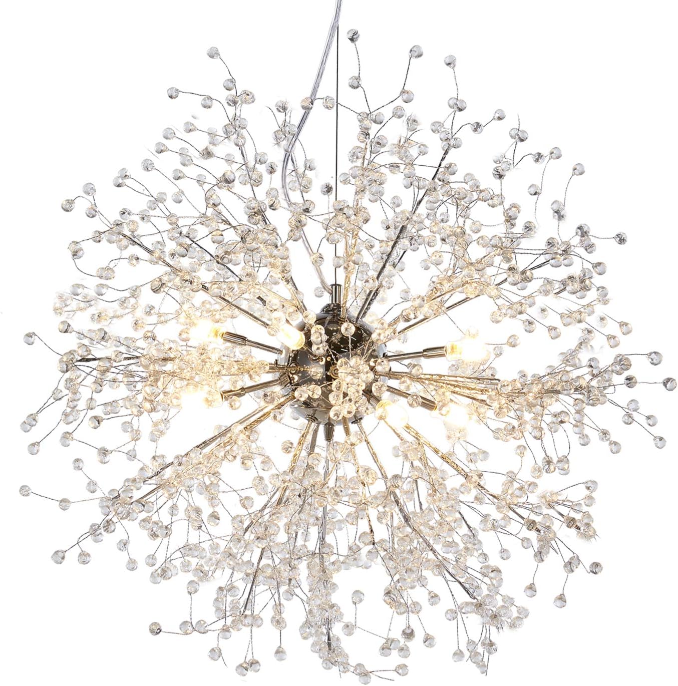 8-Light Chandelier Chrome
