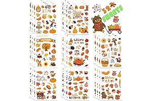 Fall Stickers Autumn Stickers 640PCS Thanksgiving Stickers for Kids Stickers Thanksgiving Autumn...