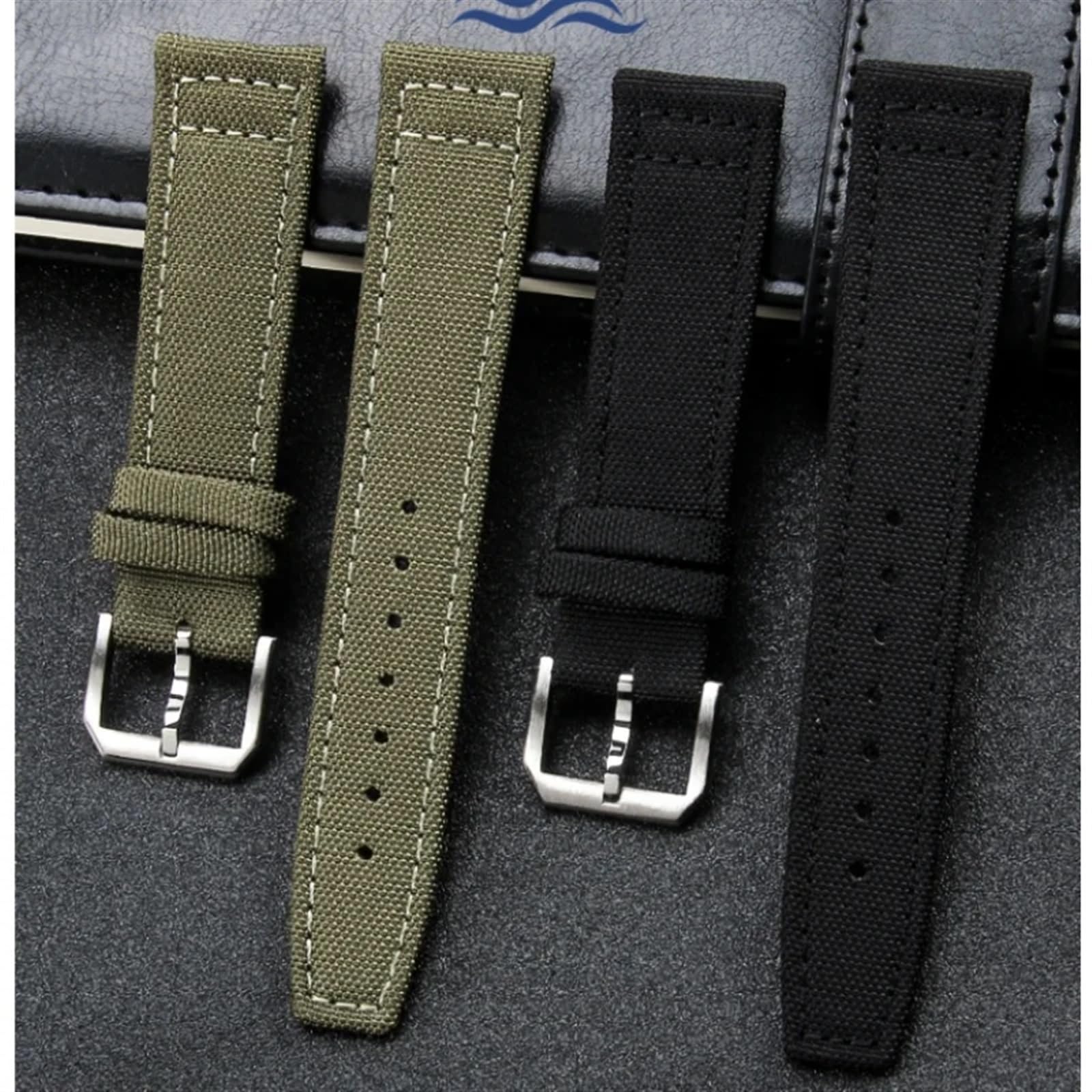 Bracelets de Montre en Nylon Haute densité 20mm, pour Pilote Portugais Portofino, Bandes en Toile, Bracelets de Montre
