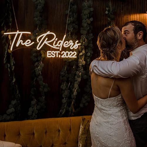 Letrero de neón personalizado para decoración de pared de boda, cumpleaños, graduación, fiesta, fiesta, fiesta, Navidad, dormitorio, bar, sala de