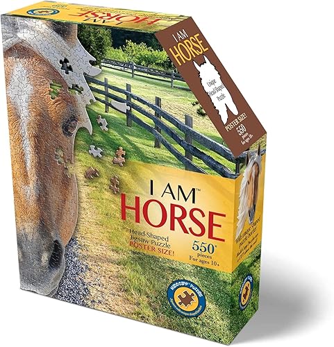 Miniatura 2 de Madd Capp Rompecabezas - I AM Horse - 550 piezas - Rompecabezas en forma de animal