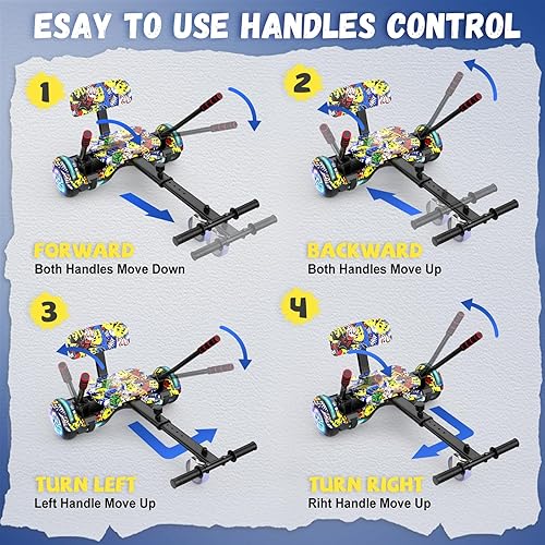 Miniatura 6 de SISIGAD Scooters for Kids Ages 7-12, with Built-in Bluetooth Speaker and 6.5" Colorful Lights Wheels, Safety Certified Self Balancing Scooter