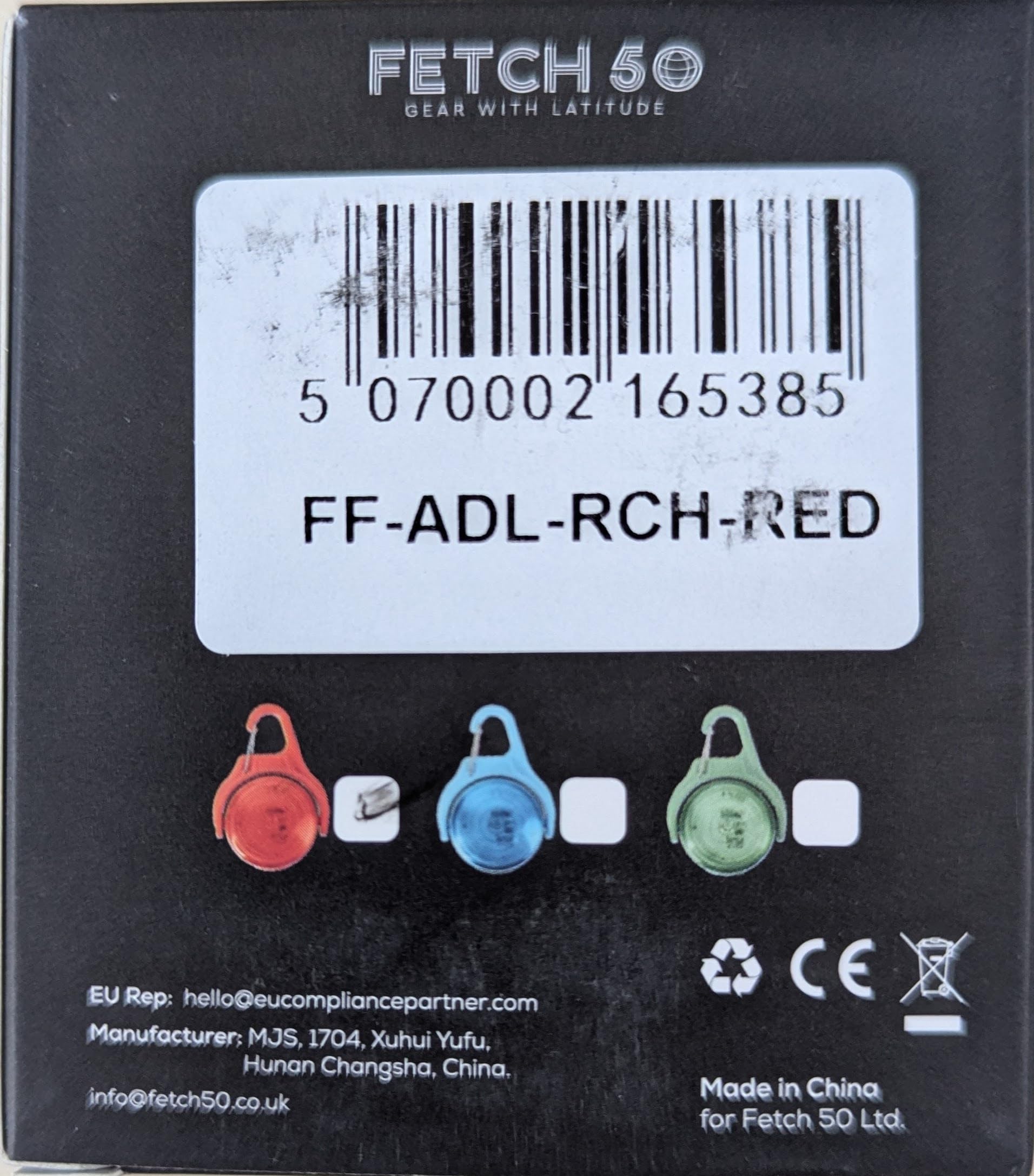 Lampe stroboscopique étanche rechargeable pour activités de plein air (vert)