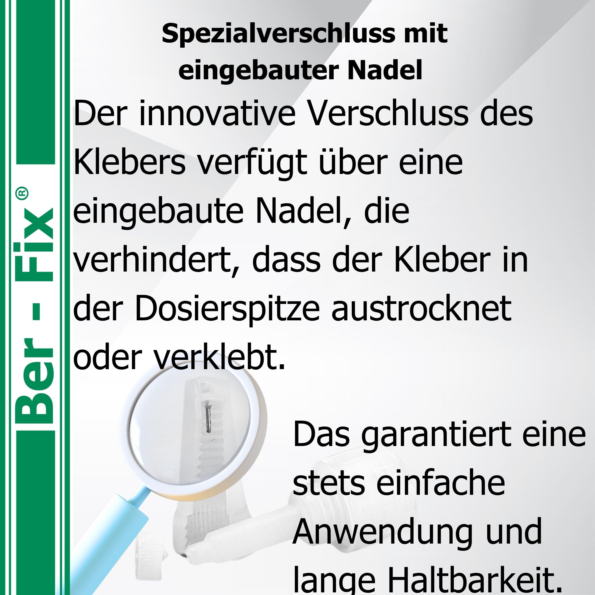Ber-Fix® Industriekleber mittelflüssig – Vorratspack 2x50g Werkstattpack