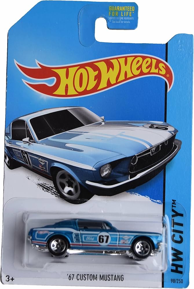 ミニカー Hot Wheels Ford MUSTANG GT Hot Wheels 1967 Shelby GT-500 Ford Mustang Yellow 1:64 New