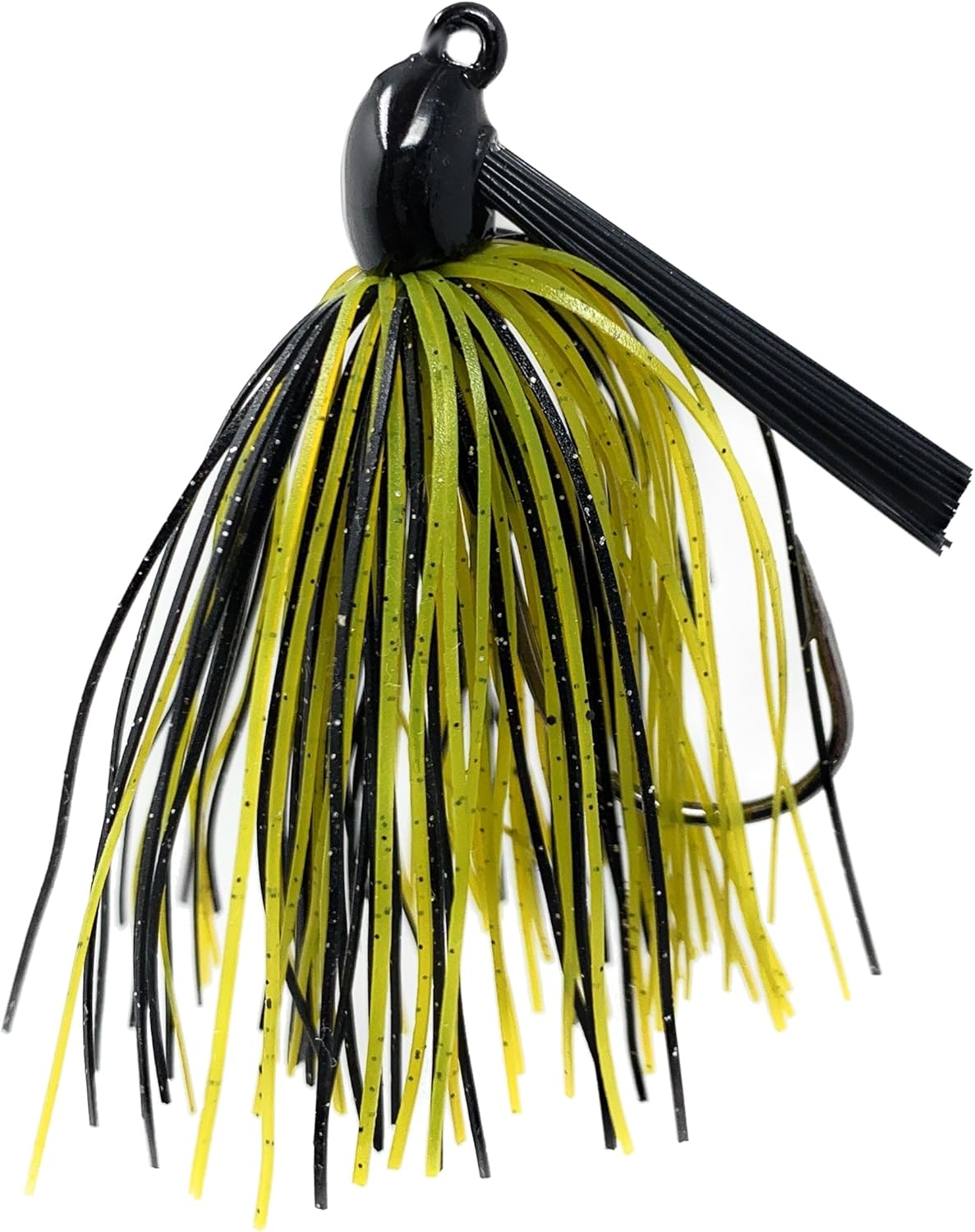 Reaction Tackle Tungsten Swim Jig for Bass Fishing - Weedless Design with 97% Pure Tungsten Jig Head and Silicone Skirt - Fishing Tackle for Pike, Walleye and Muskie and More (2-Pack)