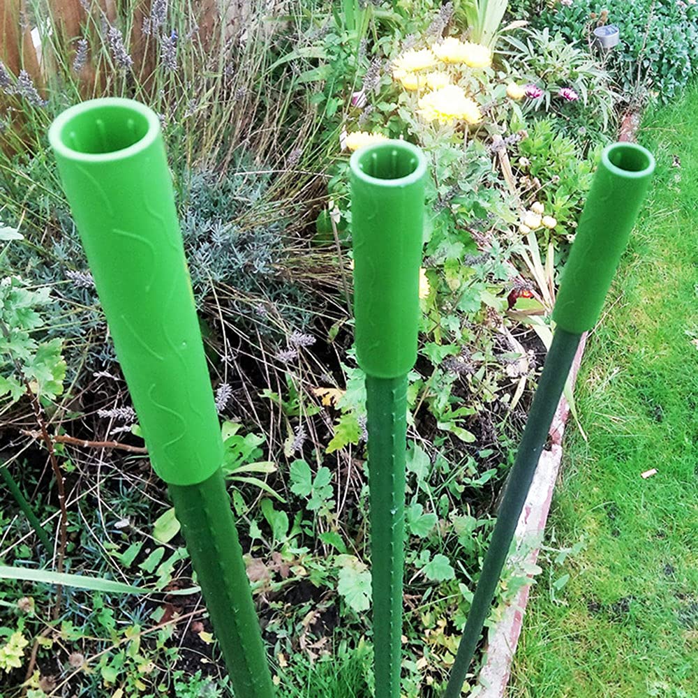 Lot De 12 Piquets De Jardin Pour Tuyau De Raccordement, Connecteurs De Piquets De Support Pour Plantes Grimpantes Diametre Interieur De 11 Mm 85687896