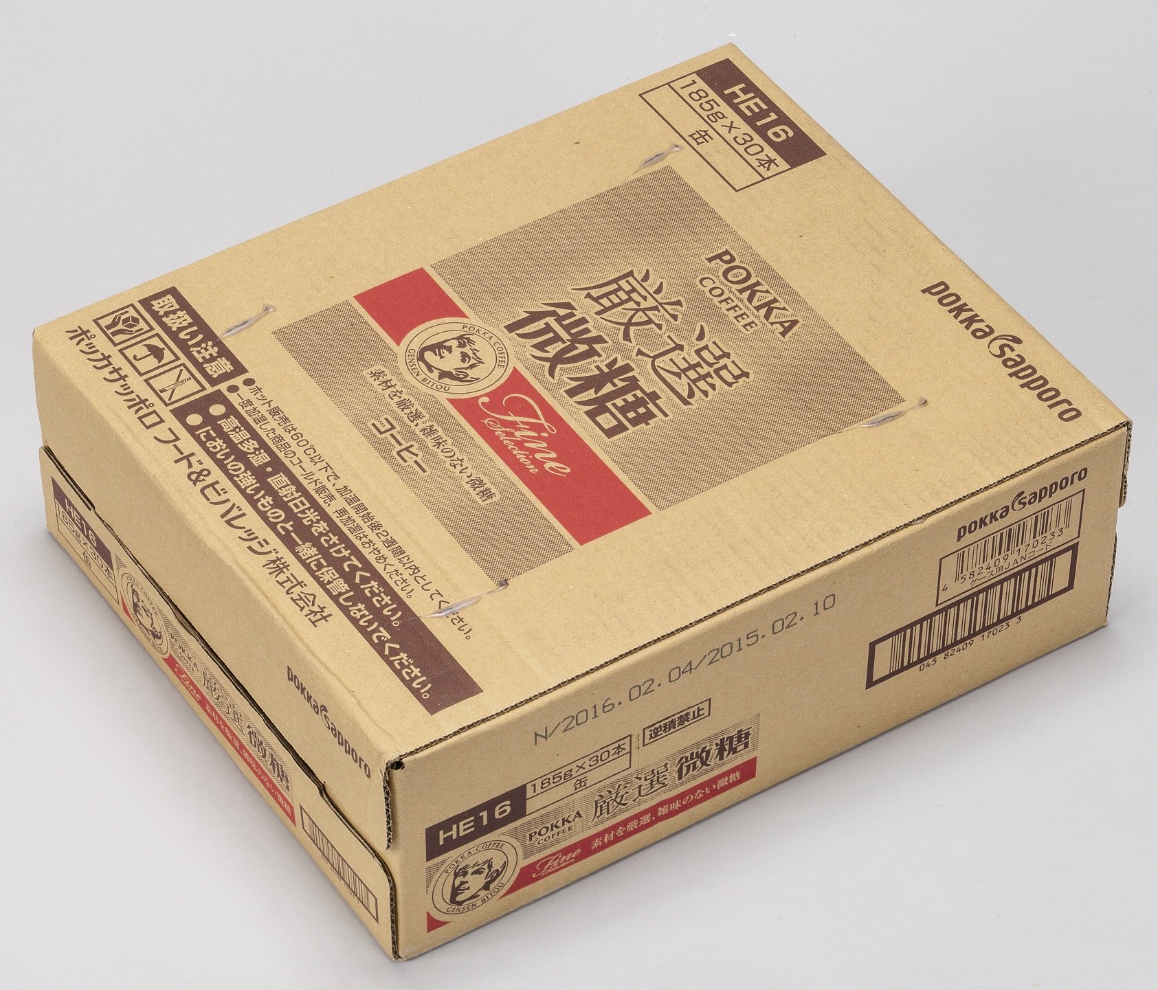 Amazon.co.jp: ポッカコーヒー 厳選微糖 185g×30本 : 食品・飲料・お酒