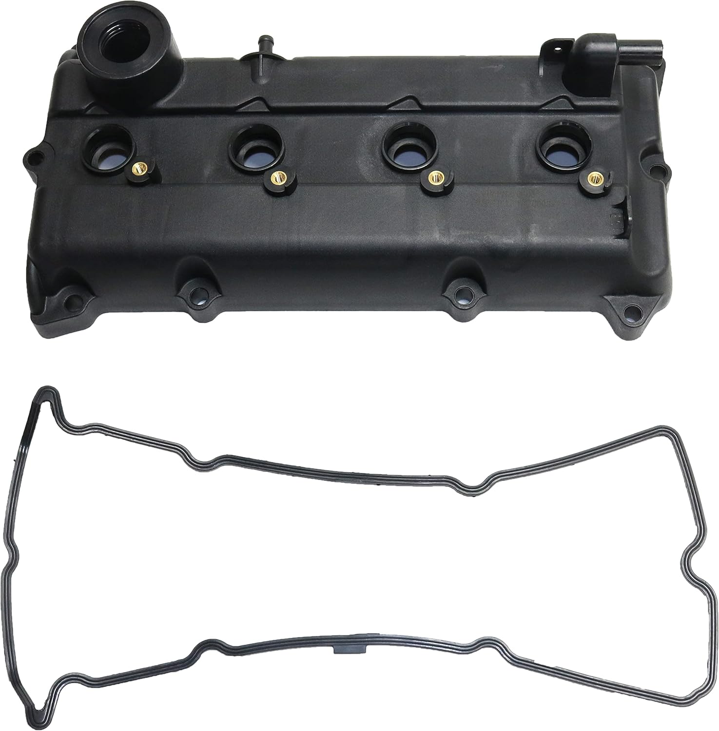 Garage-Pro Plastic Engine Valve Cover & Valve Cover Gasket Replacement for Nissan Altima 2002-2006 Base S SL 2.5L Engines Replaces # 264982, 132643Z001