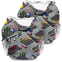 Vista 11 de Kanga Care Lil Joey - Pañal de tela (2 unidades) Diente de león