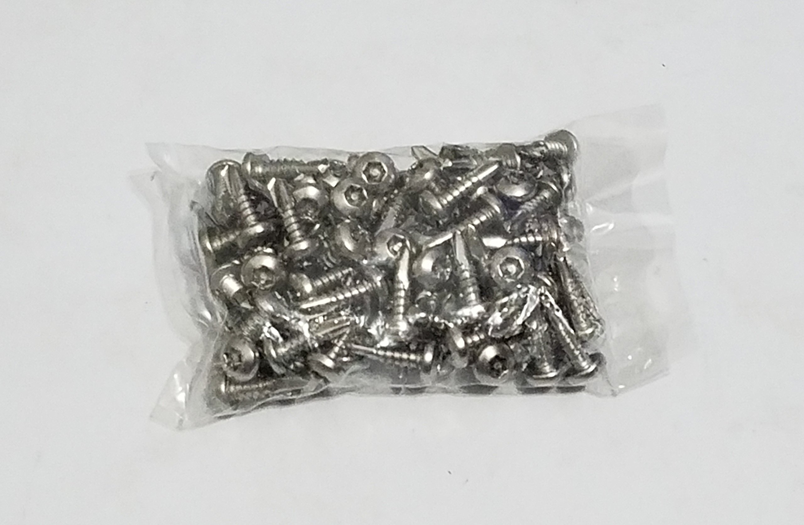#8 x 1/2" Pan Head Torx Pin-in Self-Drilling Security Screws - 410 Stainless - 100/BX