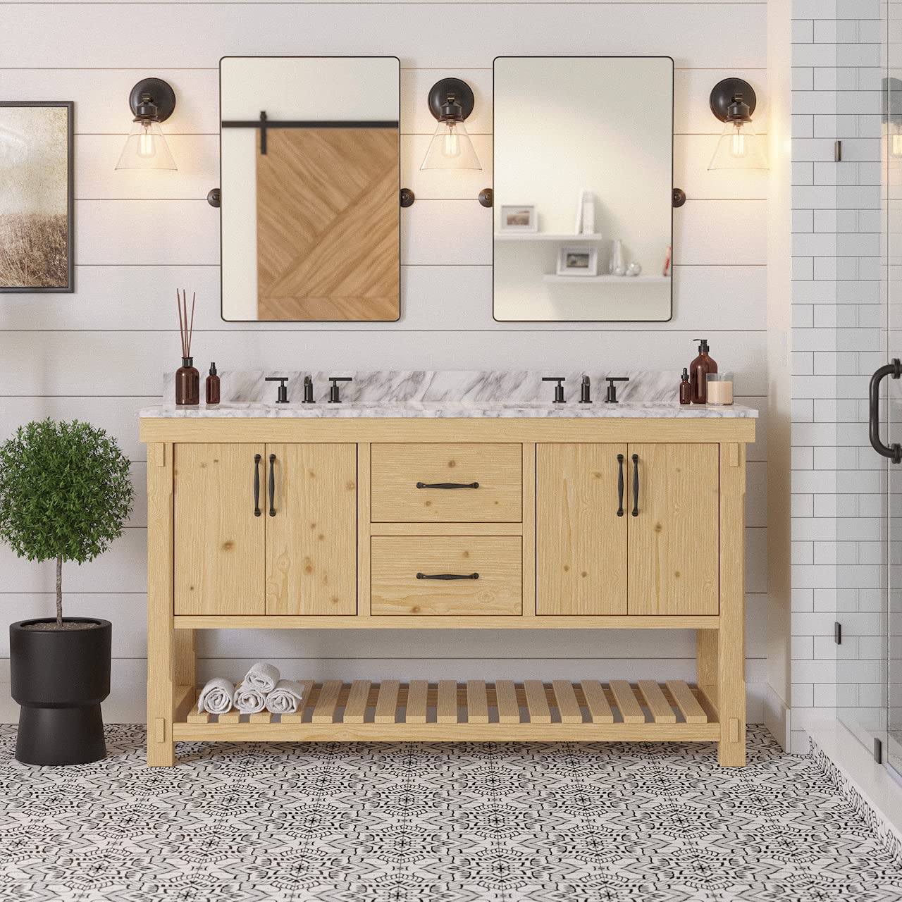 Buy Kitchen Bath Collection Birmingham 60inch Double Bathroom Vanity