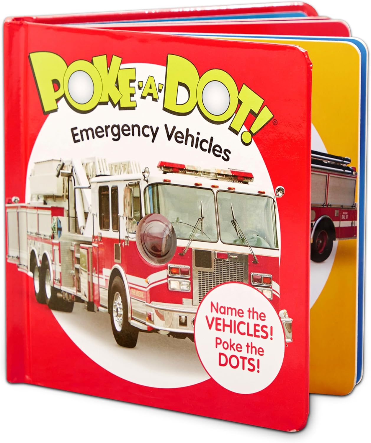 Melissa & Doug 41355 Poke-a-Dot Emergency Vehicles | Activity Books | 3+ | Gift for Boy or Girl