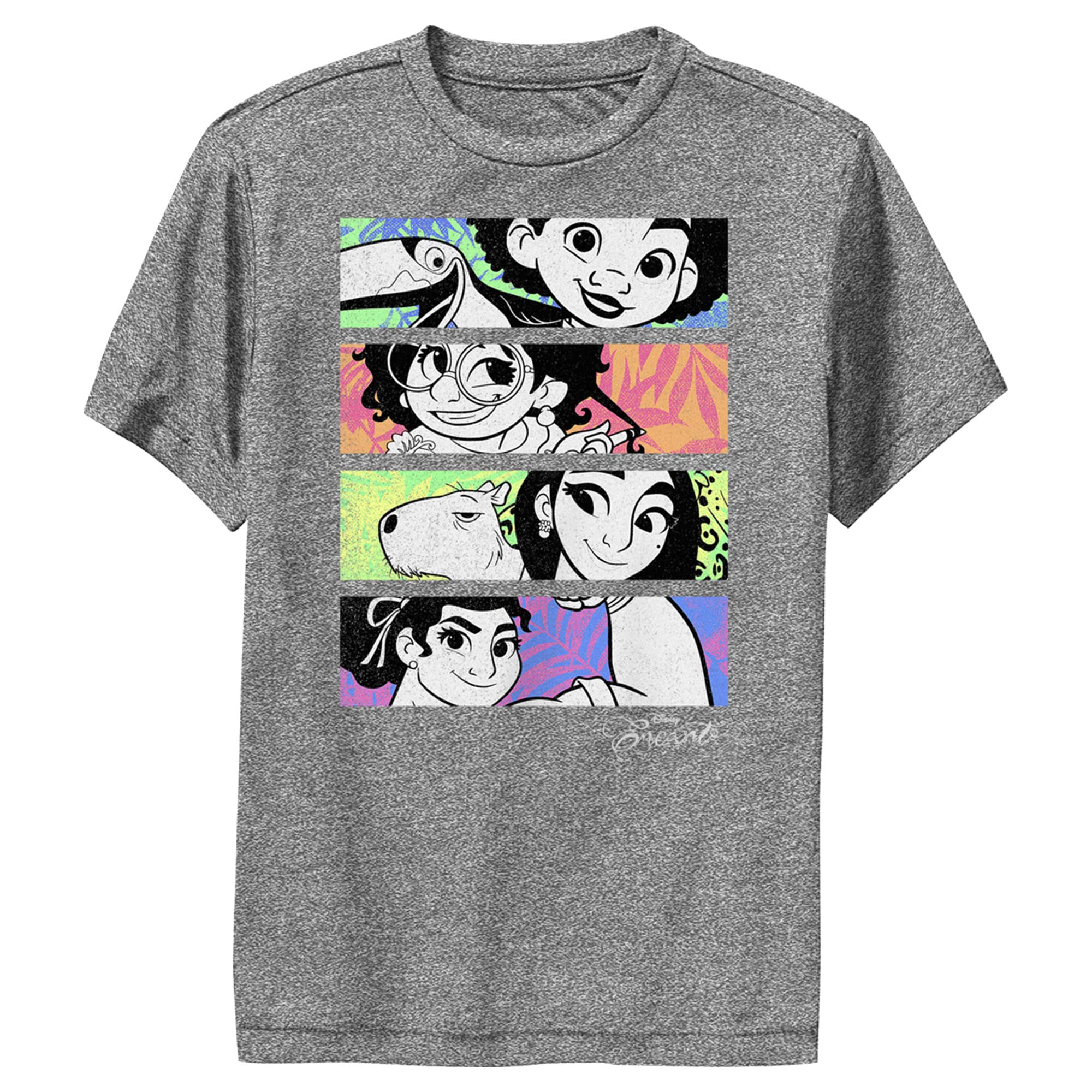 Pixar Kids Encanto Family Line Up Stack Boys Performance T-Shirt