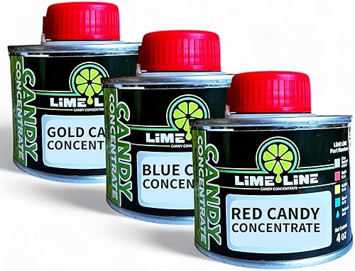 LiME LiNE Concentrado de caramelo transparente de 4 onzas, pintura a base de disolvente para pintura personalizada automotriz, paquete de dulces