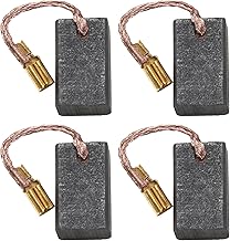 ECSiNG 2 Pairs of Carbon Brushes 1607000V37 Compatible with Bosch GWS 17-125 CIE Power Tool Accessories with Automatic Stop Function 6 x 10 x 17 mm