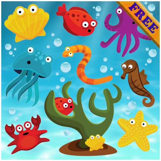 Fishes Puzzles for Toddlers and Kids FREE