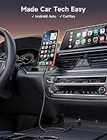 Vista 5 de JSAUX - Paquete de 3 cables USB C 3 A de carga rápida (10/6.6/3.3 pies), USB A a tipo C, trenzado de nailon compatible con Samsung Galaxy Gris