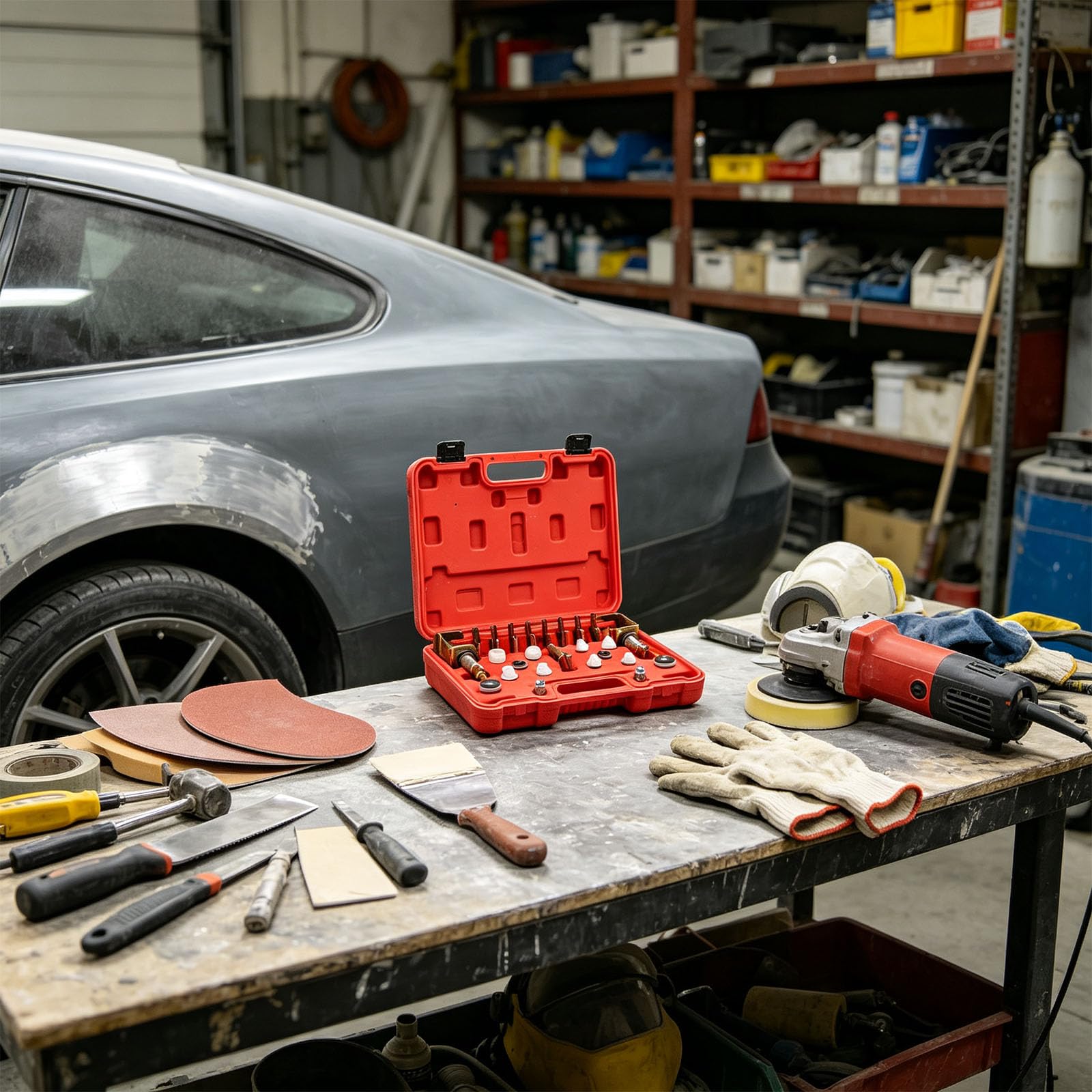 Gruppo strumenti per l ' ispezione della automobilistica Set 26 per rilevamento delle perdite in custodia portatile per l ' area lavoro ' officina riparazione Utilizzo