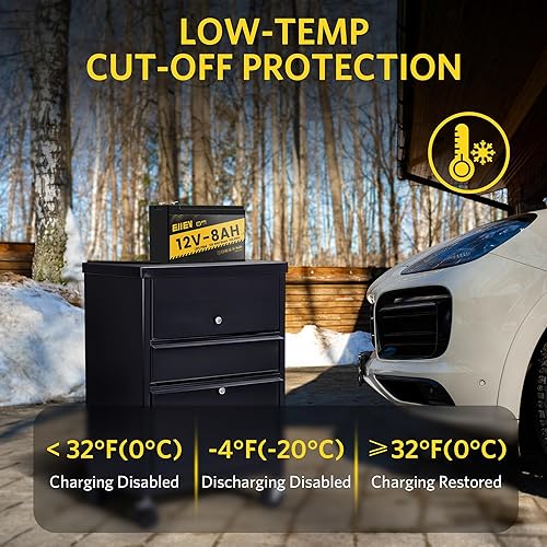 Miniatura 4 de Batería de 12 V (paquete de 2, 8 Ah)