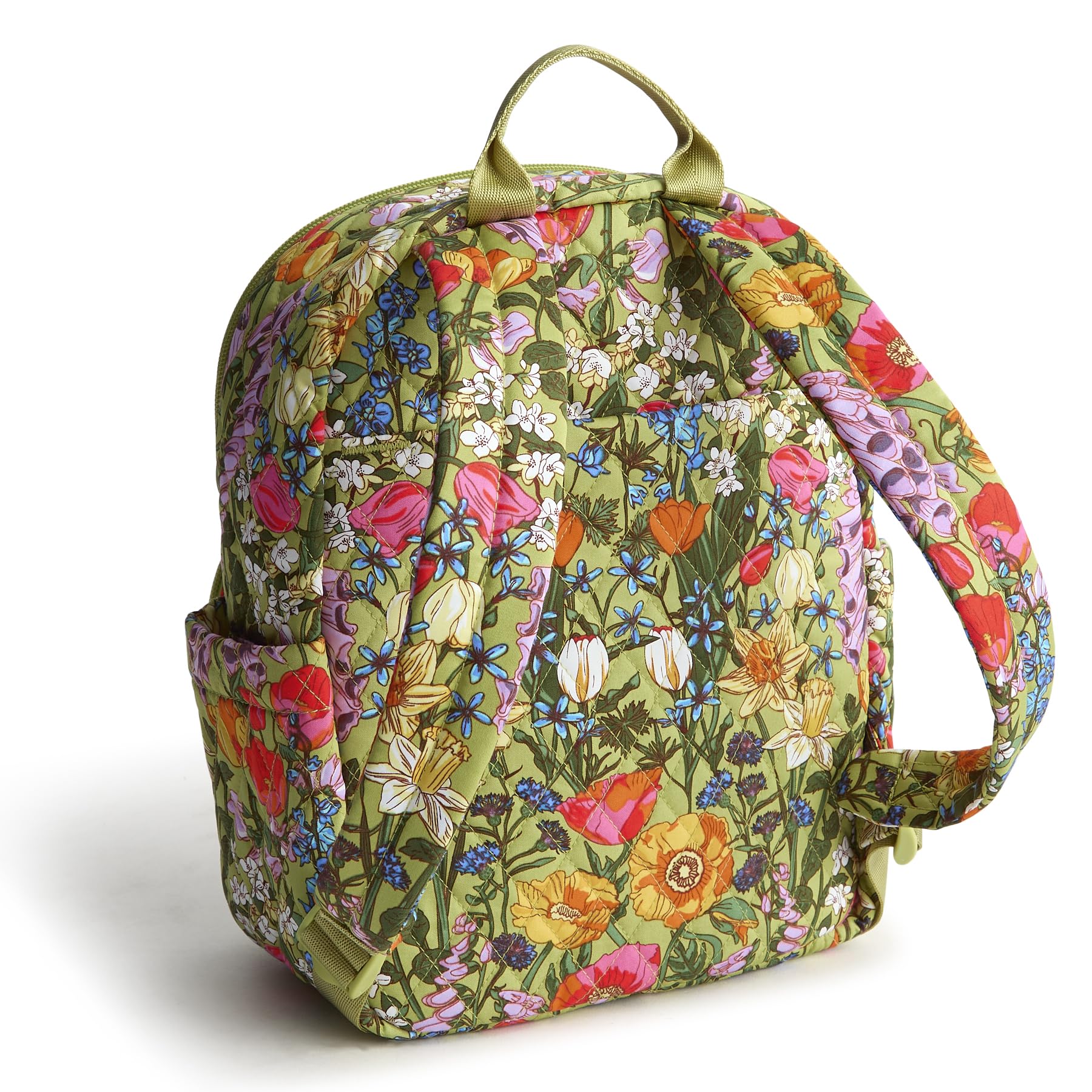 Vera Bradley Damska torba na książki Premium Cotton Small Banbury Backpack, Bukiet łąkowy, jeden rozmiar