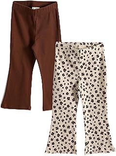 بنطلون لجينجز ضيق بيسيك طويل بخصر مطاطي للبنات من ال سي وايكيكي، عبوة من قطعتين