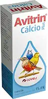 Avitrin Cálcio Plus Avitrin Para Pássaros