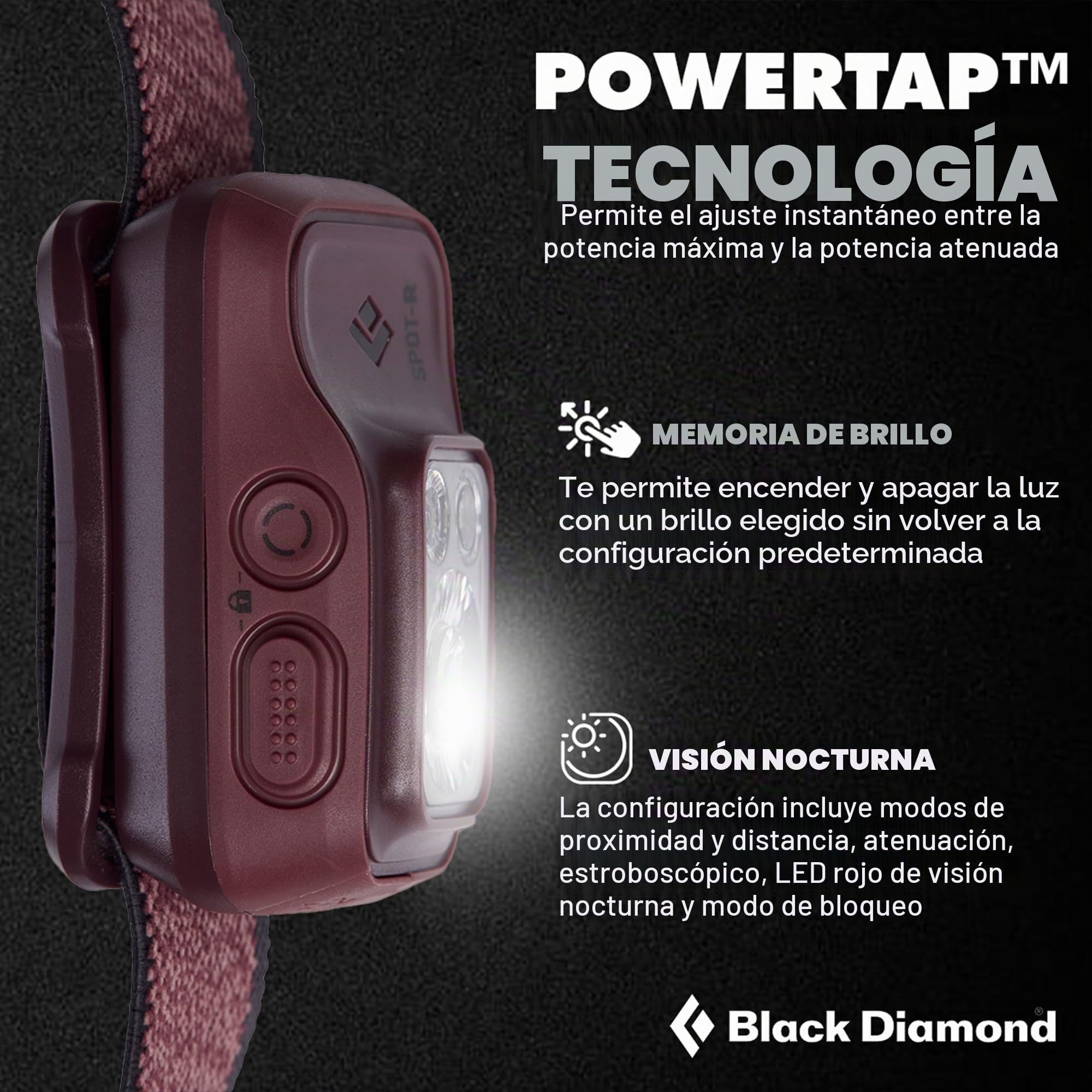BLACK DIAMOND BlaDia Spot 400-R HEADLAMP vt | BD6206766018ALL1