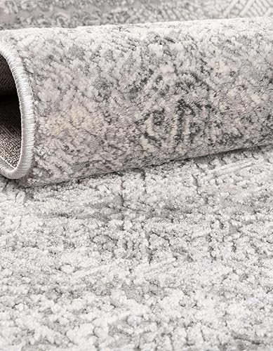 Miniatura 6 de Unique Loom Finsbury Collection - Alfombra de área Sarah (3 pies 3 pulgadas x 5 pies 3 pulgadas, rectangular, grismarfil)