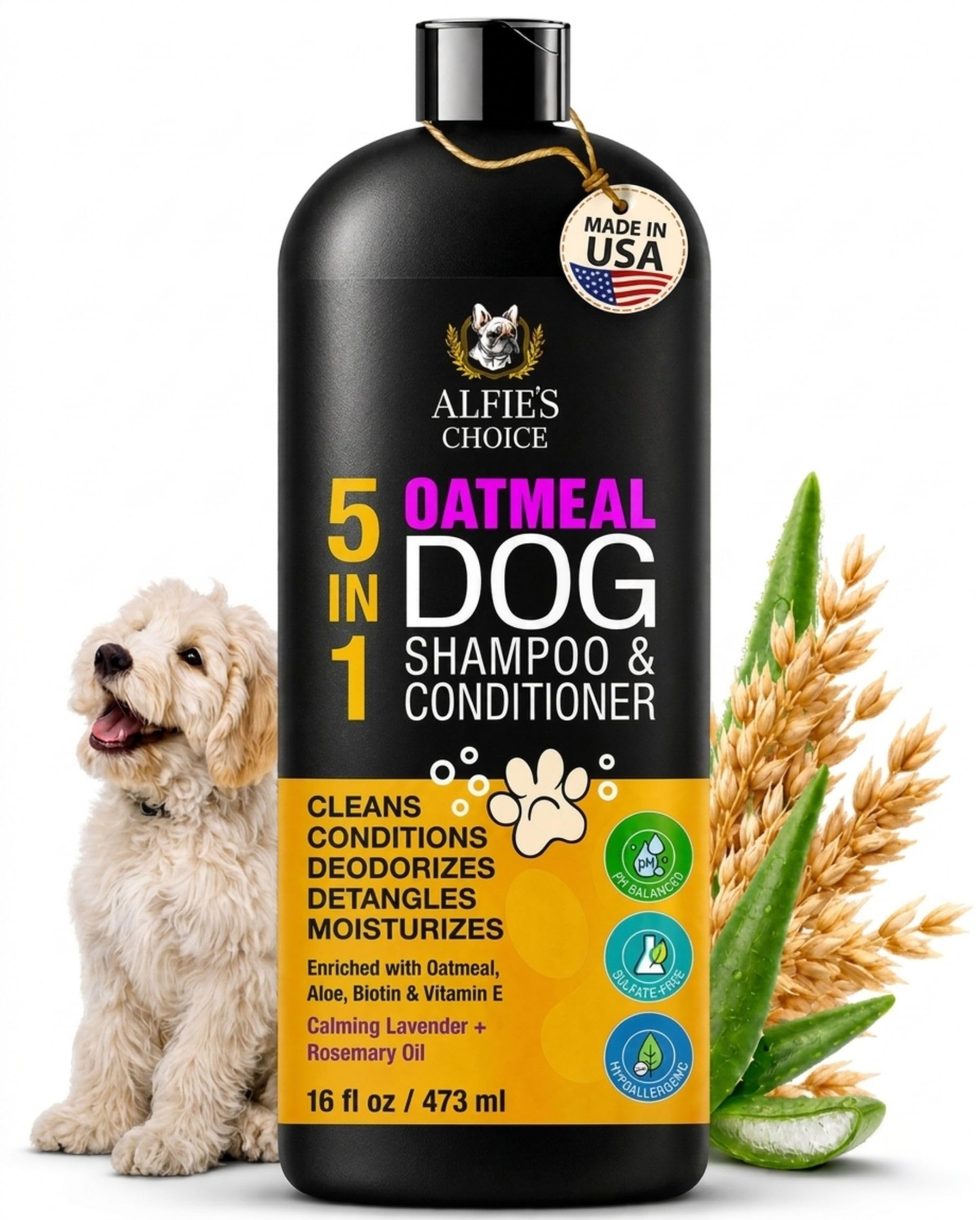 Alfie's Choice Oatmeal Shampoo and Conditioner