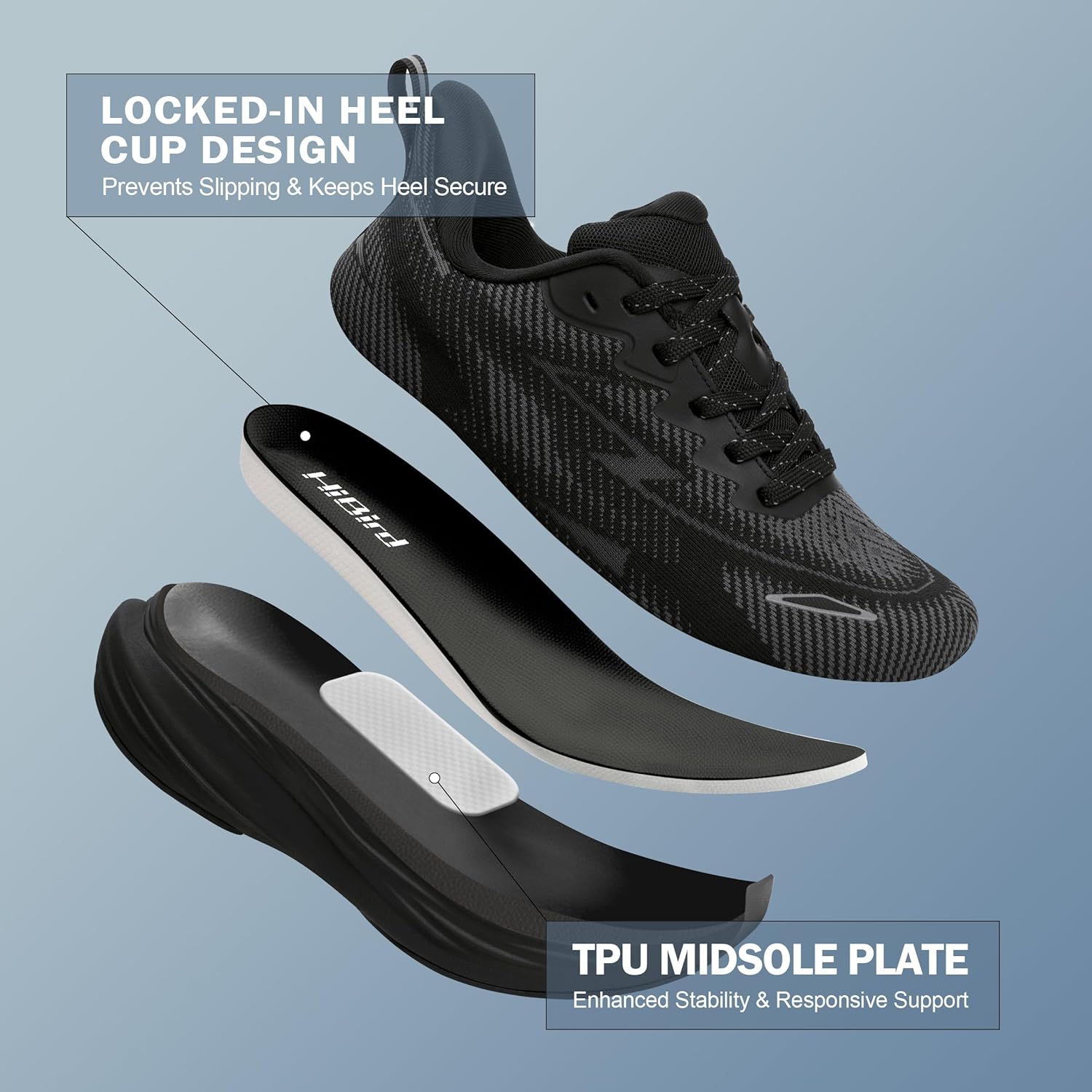 Women's Slip-On Walking Running Shoes Comfort Tennis Shoes - Cushioned Lightweight Breathable Non-Slip Fashion Sneakers - Image 4