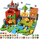 Goody King 200pcs Magnetic Blocks with Light Blocks, Educational Sensory Magnet Toy Gift, STEM Montessori Building Set for Kids Ages 3+, Creative Magnetic Cubes Construction Playset