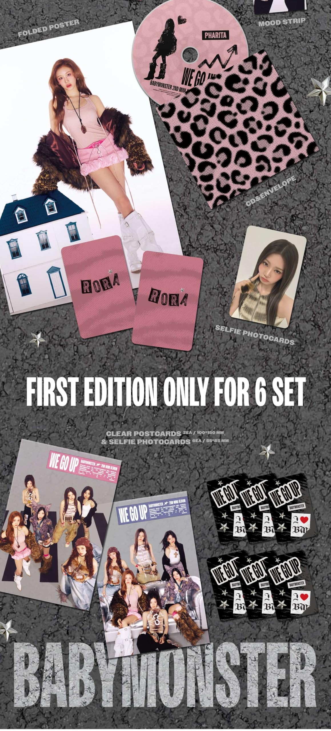 Amazon.com: WE GO UP BABYMONSTER Album [Random ver (PATTERN ver