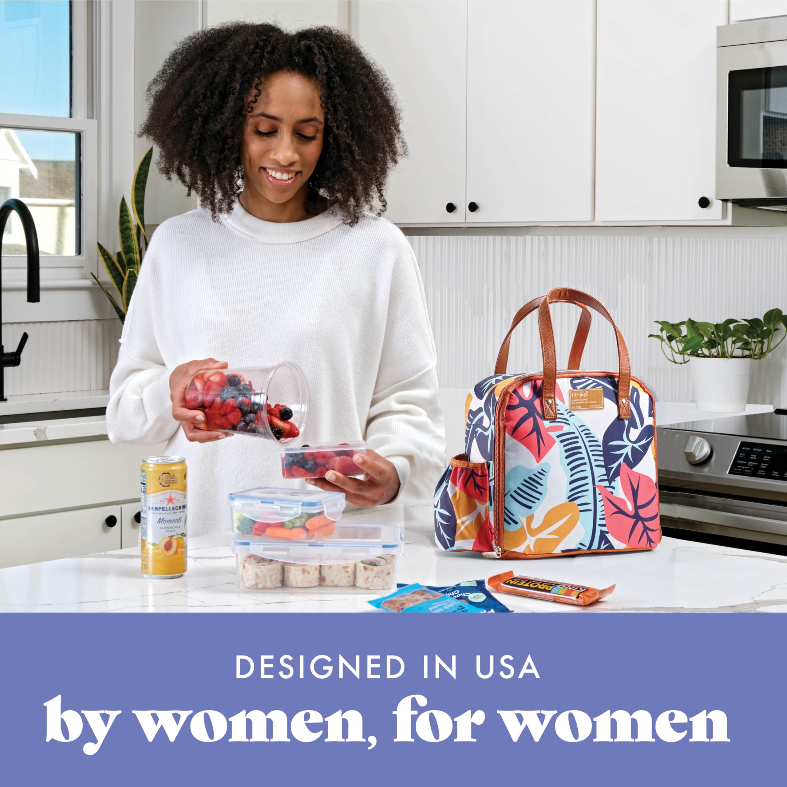 Amazon.com: Fit & Fresh Lunch Bag For Women, Insulated Womens