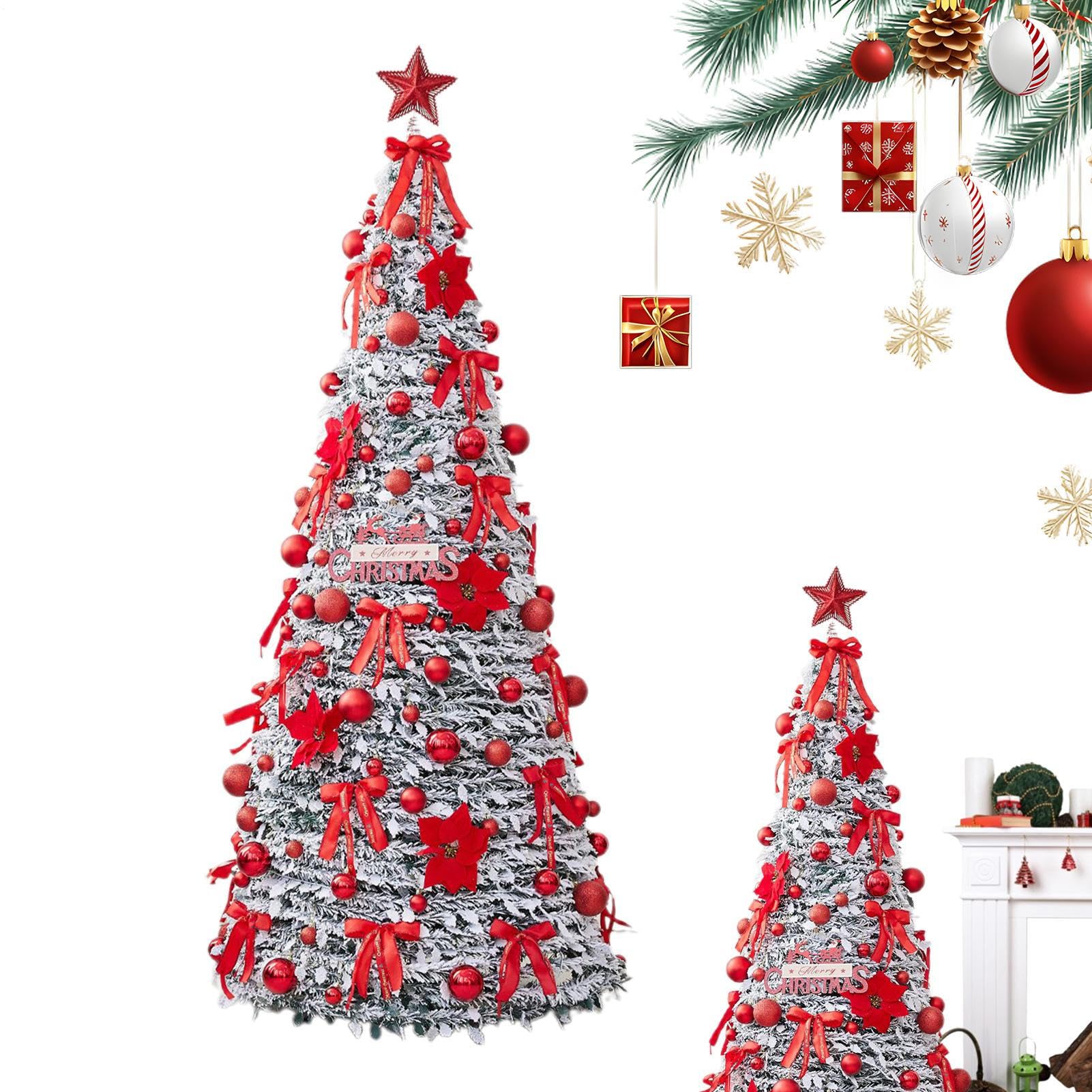 Árbol de Navidad artificial portátil para decorar el salón, la oficina o el patio interior