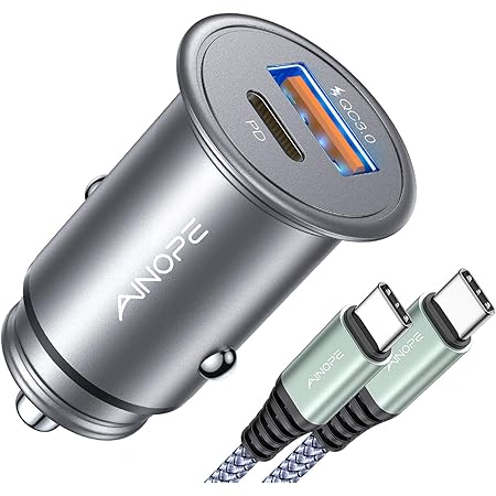 Amazon Com 車用充電器usb C Pd45w Qc45w 雙usb 車用充電器超快速超大金屬車用充電器轉接器適用於iphone 12 13 Amazon Com 車用充電器usb C Pd45w Qc45w 雙usb 車用充電器超快速超大金屬車用充電器轉接器適用於iphone 12 13