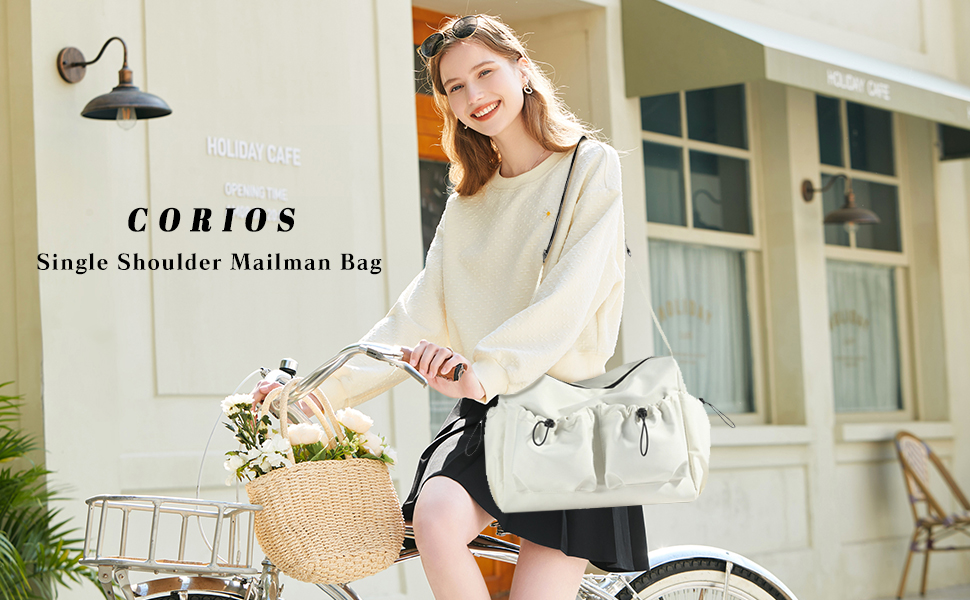 Bolso de nylon impermeable para mujer con múltiples bolsillos miniatura 7